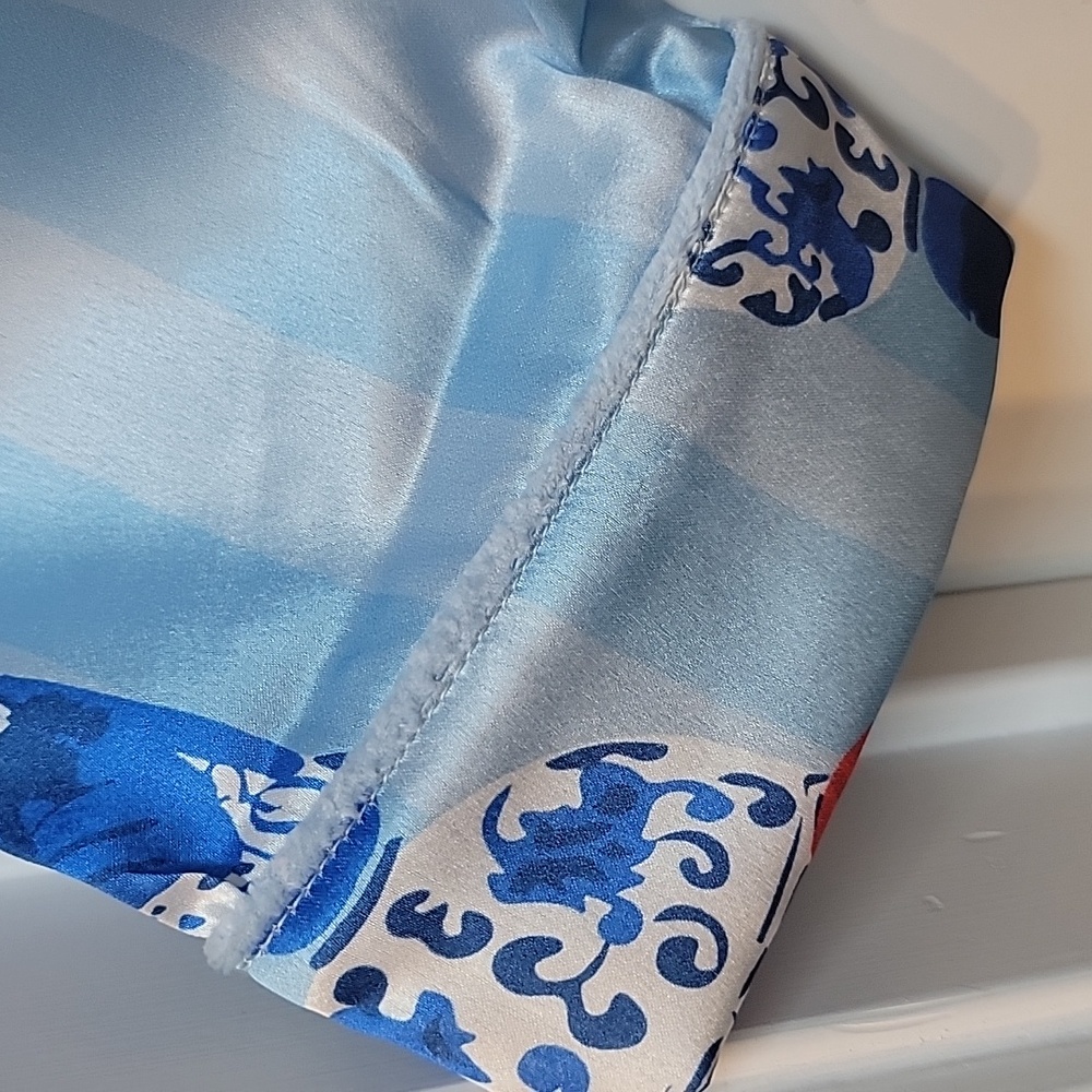 8 Oak Lane | Chic Blue Ginger Jar Print Pajama Set - Picture 5 of 12